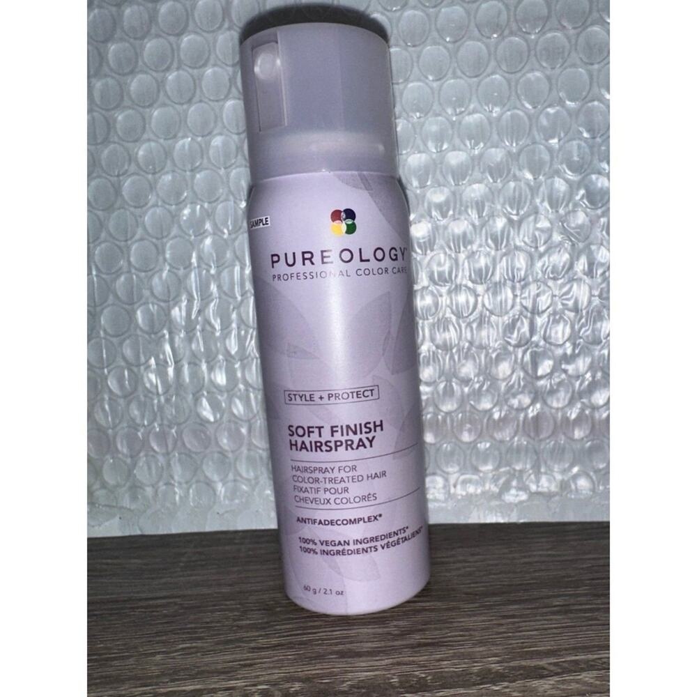 Pureology Soft Finish Hairspray Color-Treated Hair Vegan Style Protect Hair Care